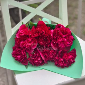 Букет из 7 пионов Рут Клэй